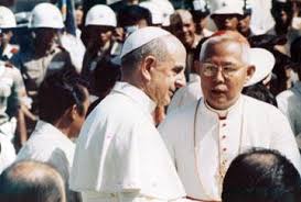 Manila Archbishop Cardinal Santos at the Vatican