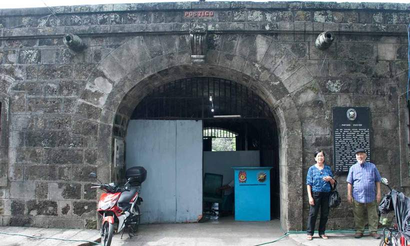 At the Postigo Gate in Intramuros. Where Lord Justo Takayama Ukon disembarked upon arrival in Manila.