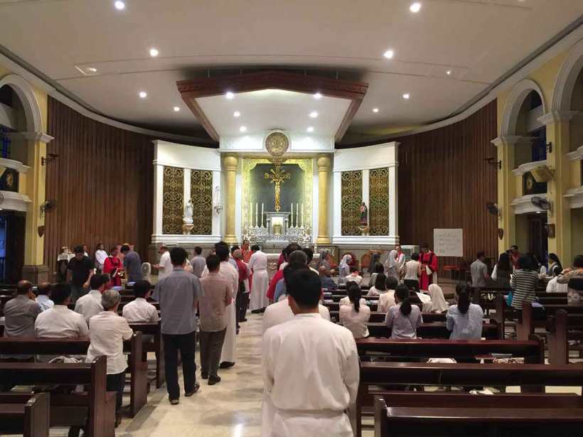 Thanksgiving Mass for the Beatification of Blessed Justo Takayama Ukon at the Ateneo De Manila University.
