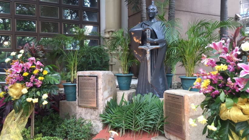 New market for Takayama statue in University of Santo Tomas