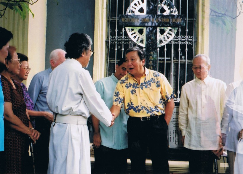 Manila Mayor Lito Atienza inaugurated the Balete Marker at the side of the San Marcelino Church on April 25, 2002