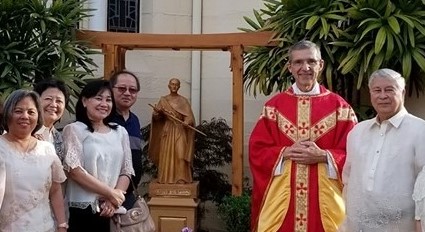 Sts. Peter & Paul Church Blessing of Takayama Statue