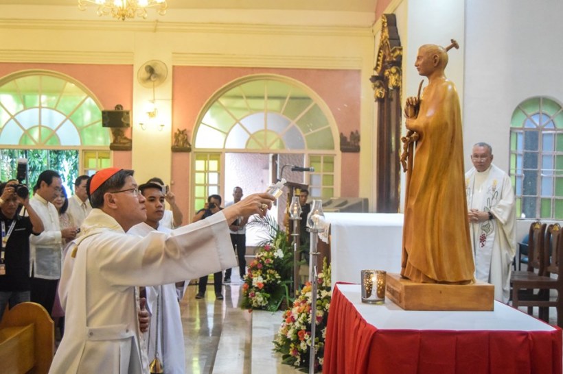 Blessed Takayama Ukon Blessed by Cardinal Tagle